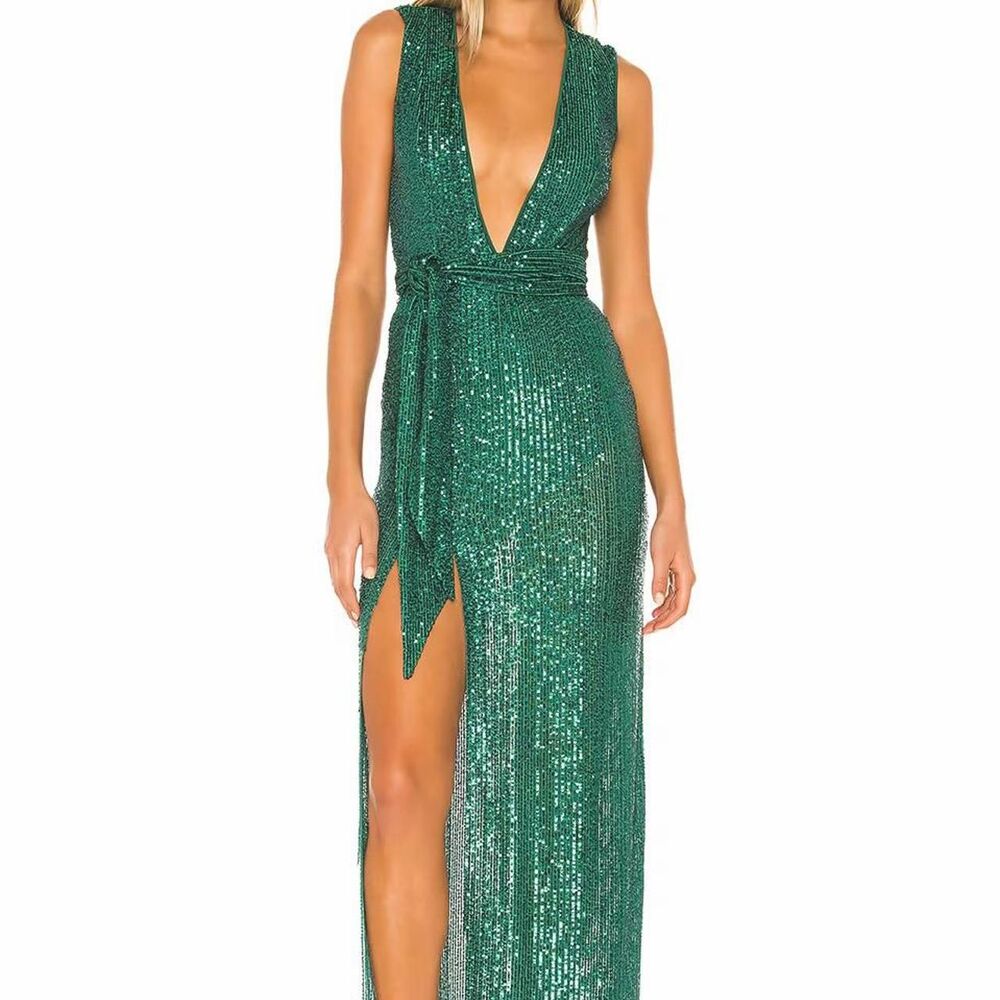 Nbd Women's Green Dress